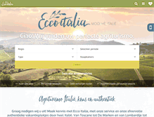 Tablet Screenshot of eccoitalia.nl